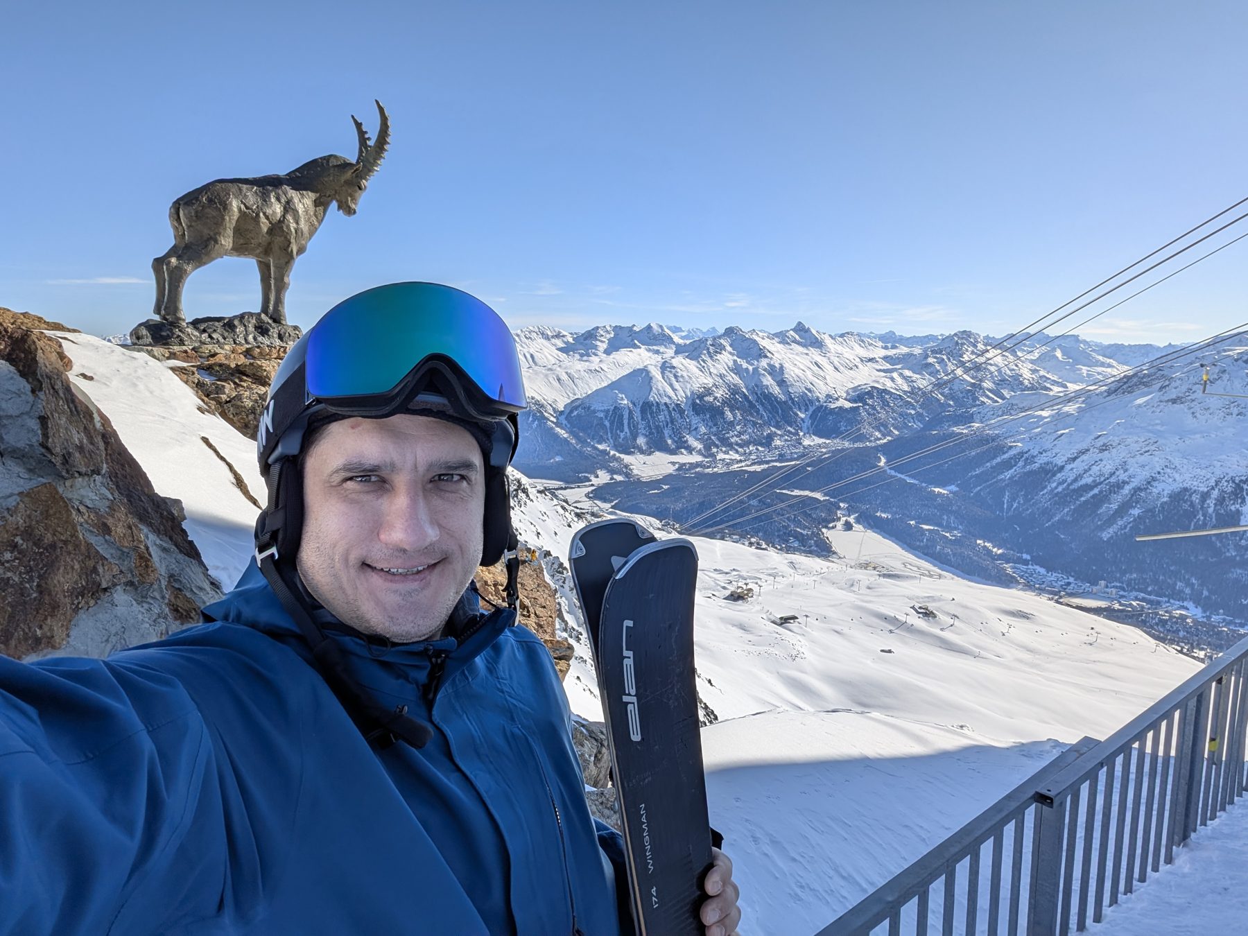 Skiing in St. Moritz