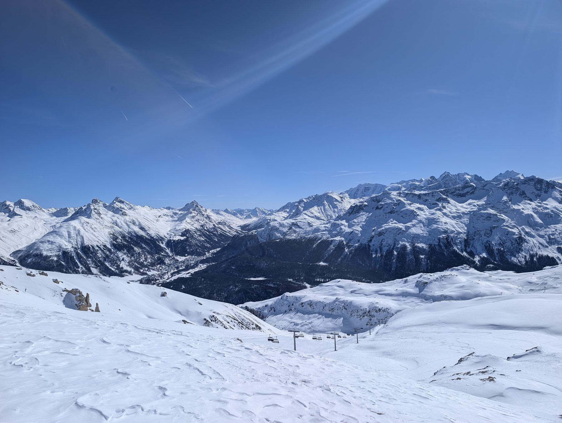 Alpine ski panorama