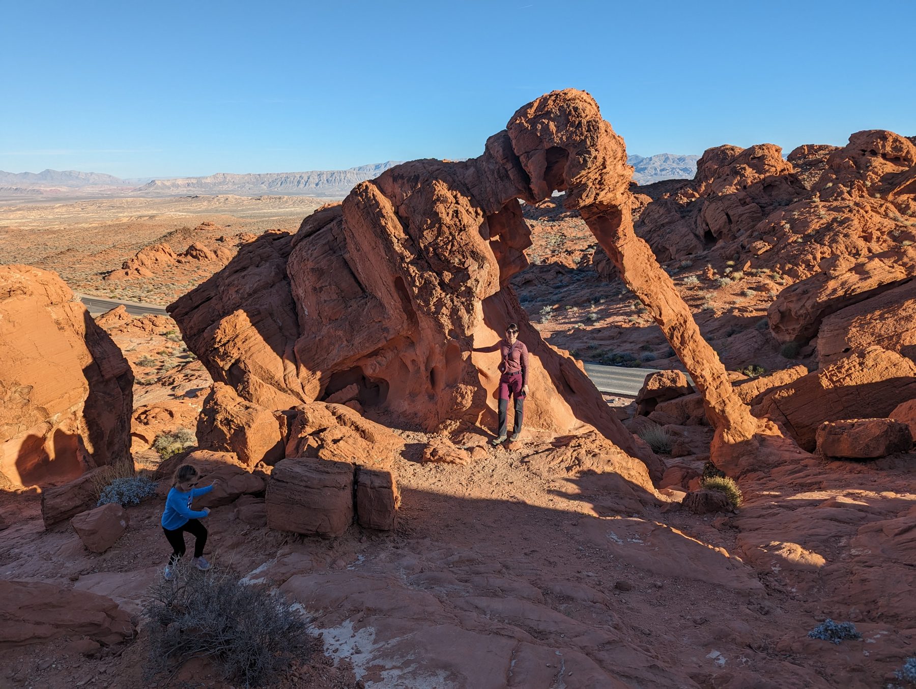 Red rock formations in Zion